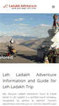 Mobile Screenshot of ladakhadventuretours.com